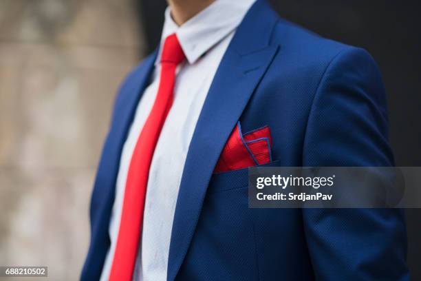 suit style - red jacket stock pictures, royalty-free photos & images