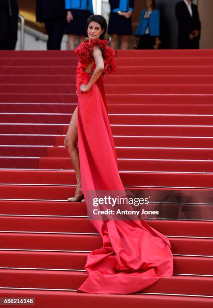 Guest attends the "A Gentle Creature " screening during the 70th annual Cannes Film Festival at Palais des Festivals on May 25, 2017 in Cannes,...