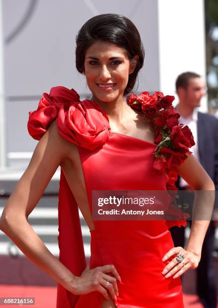 Guest attends the "A Gentle Creature " screening during the 70th annual Cannes Film Festival at Palais des Festivals on May 25, 2017 in Cannes,...