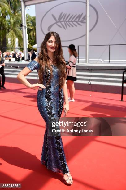 Guest attends the "A Gentle Creature " screening during the 70th annual Cannes Film Festival at Palais des Festivals on May 25, 2017 in Cannes,...