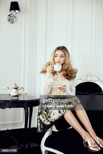 Actor Lizzy Greene is photographed for Posh Kids magazine on December 18, 2016 in Los Angeles, California.