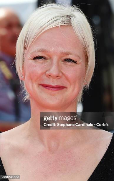 Producer Marianne Slot attends "A Gentle Creature " premiere during the 70th annual Cannes Film Festival at Palais des Festivals on May 25, 2017 in...