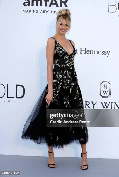 Model Hailey Clauson arrives at the amfAR Gala Cannes 2017 at Hotel du Cap-Eden-Roc on May 25, 2017 in Cap d'Antibes, France.