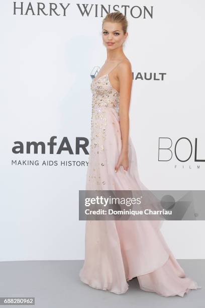 Daphne Groeneveld arrives at the amfAR Gala Cannes 2017 at Hotel du Cap-Eden-Roc on May 25, 2017 in Cap d'Antibes, France.