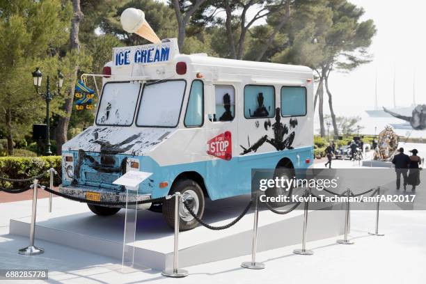 General view of atmosphere at the amfAR Gala Cannes 2017 at Hotel du Cap-Eden-Roc on May 25, 2017 in Cap d'Antibes, France.