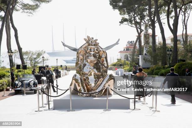 General view of atmosphere at the amfAR Gala Cannes 2017 at Hotel du Cap-Eden-Roc on May 25, 2017 in Cap d'Antibes, France.