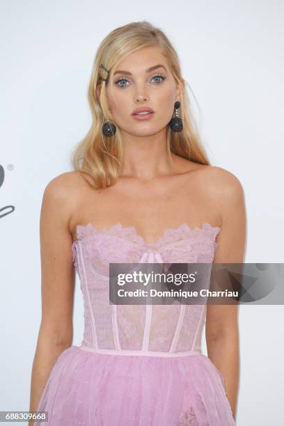 Elsa Hosk arrives at the amfAR Gala Cannes 2017 at Hotel du Cap-Eden-Roc on May 25, 2017 in Cap d'Antibes, France.