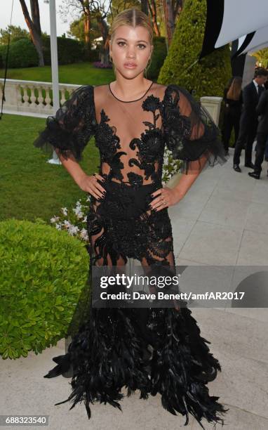 Sofia Richie arrives at the amfAR Gala Cannes 2017 at Hotel du Cap-Eden-Roc on May 25, 2017 in Cap d'Antibes, France.