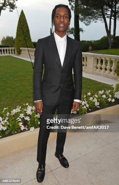 Rocky arrives at the amfAR Gala Cannes 2017 at Hotel du Cap-Eden-Roc on May 25, 2017 in Cap d'Antibes, France.
