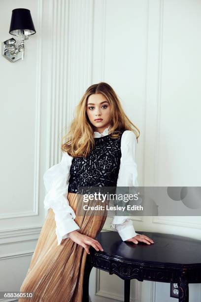 Actor Lizzy Greene is photographed for Posh Kids magazine on December 18, 2016 in Los Angeles, California.