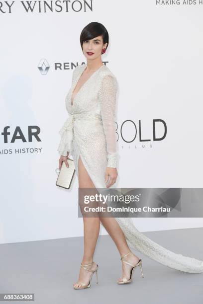 Paz Vega arrives at the amfAR Gala Cannes 2017 at Hotel du Cap-Eden-Roc on May 25, 2017 in Cap d'Antibes, France.