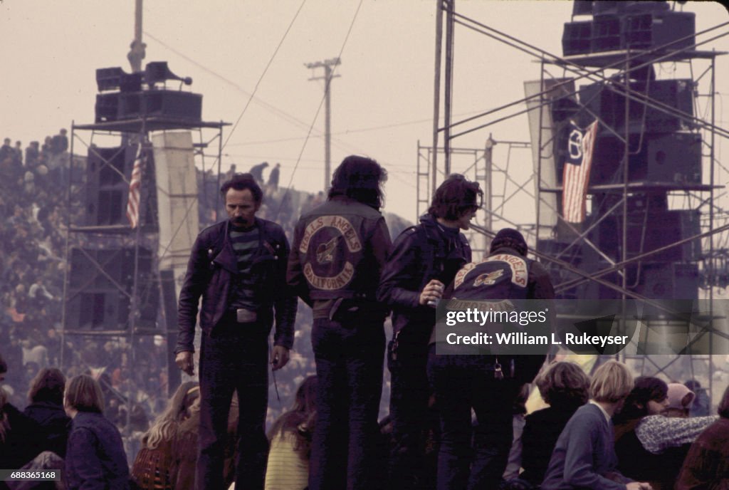 Hells Angels at Altamont Concert