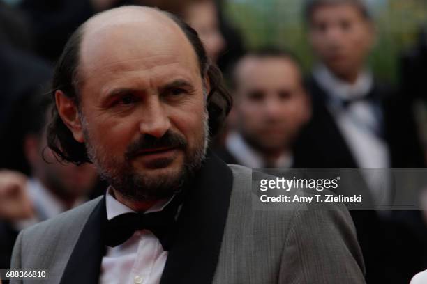 Actor Valeriu Andriuta attends 'A Gentle Creature ' premiere during the 70th annual Cannes Film Festival at Palais des Festivals on May 25, 2017 in...