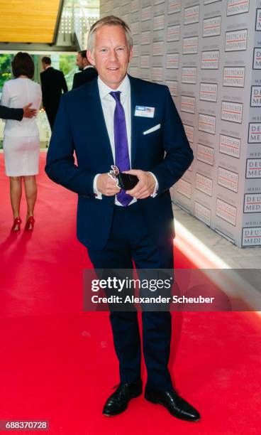 Johannes B. Kerner is seen during the German Media Award 2016 at Kongresshaus on May 25, 2017 in Baden-Baden, Germany. The German Media Award has...