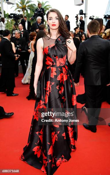 Sarah Barzyk attends the "Twin Peaks" screening during the 70th annual Cannes Film Festival at Palais des Festivals on May 25, 2017 in Cannes, France.