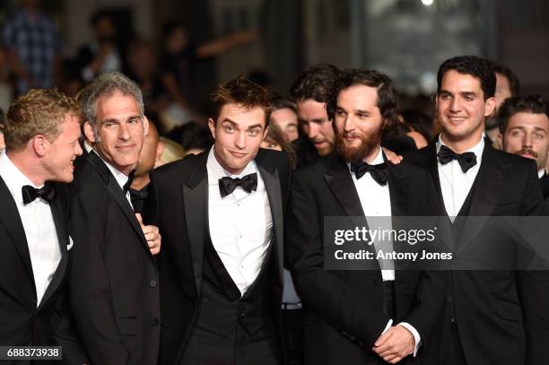 Producer Sebastian Bear-McClard, Guest, actor Robert Pattinson, writer and co-director Joshua Safdie and co-director Ben Safdie attend the "Good...