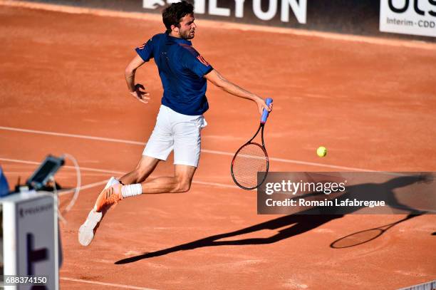 Gilles Simon of France during the Open Parc of Lyon 2017, quarter final day 6, on May 25, 2017 in Lyon, France.