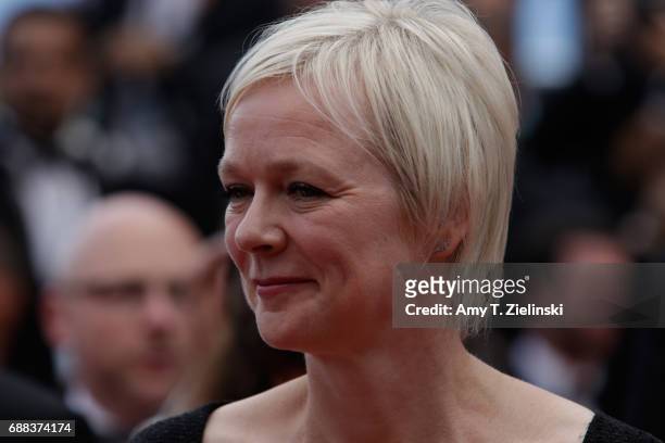Producer Marianne Slot attends 'A Gentle Creature ' premiere during the 70th annual Cannes Film Festival at Palais des Festivals on May 25, 2017 in...