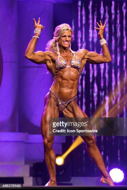 Autumn Swansen competes in Women's Physique International as part of the Arnold Sports Festival on March 3 at the Greater Columbus Convention Center...
