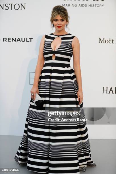 Carly Steel arrives at the amfAR Gala Cannes 2017 at Hotel du Cap-Eden-Roc on May 25, 2017 in Cap d'Antibes, France.