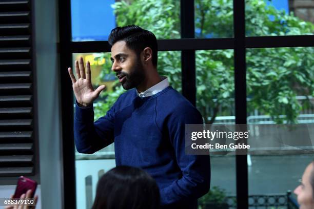 Comedian Hasan Minhaj attends the Build Series to discuss his new Netflix special "Hasan Minhaj: Homecoming King" at Build Studio on May 25, 2017 in...