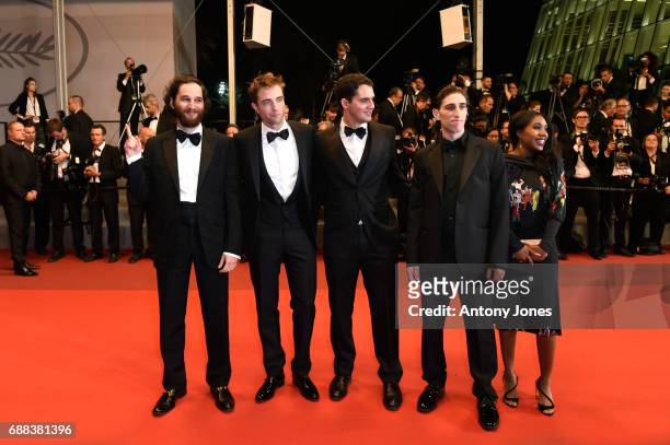 Co-director Joshua Safdie, actor Robert Pattinson, writer and co-director Ben Safdie, actor Buddy Duress and actress Taliah Webster attend the "Good...