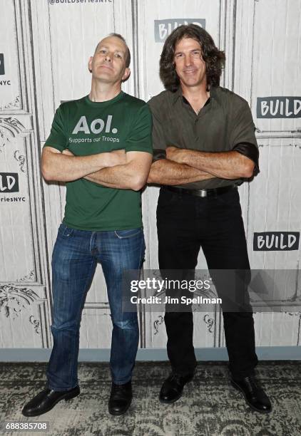 Peter Vanderloo and actor Benjamin Busch attend Build at Build Studio on May 25, 2017 in New York City.