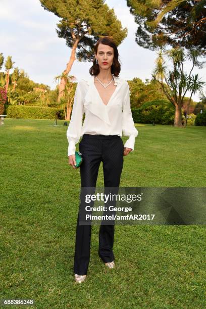 Aymeline Valade arrives at the amfAR Gala Cannes 2017 at Hotel du Cap-Eden-Roc on May 25, 2017 in Cap d'Antibes, France.