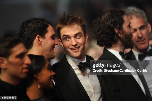 Writer and co-director Ben Safdie, actor Robert Pattinson and Co-director Joshua Safdie attend the "Good Time" screening during the 70th annual...
