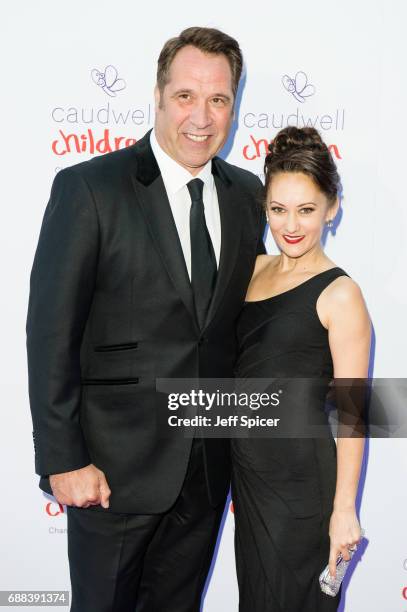 David Seaman and Frankie Poultney attend the Caudwell Children Butterfly Ball at Grosvenor House, on May 25, 2017 in London, England.