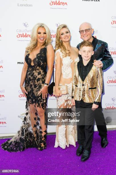 Claire Johnson , Modesta Vzesniauskait and John Caudwell attend the Caudwell Children Butterfly Ball at Grosvenor House, on May 25, 2017 in London,...