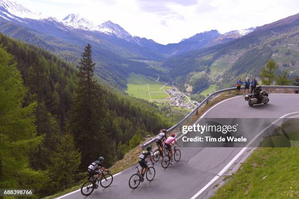 100th Tour of Italy 2017 / Stage 16 Tom DUMOULIN Pink Leader Jersey / Dropped due to stomach problems / Gorka IZAGIRRE / Simone PETILLI / Patrick...