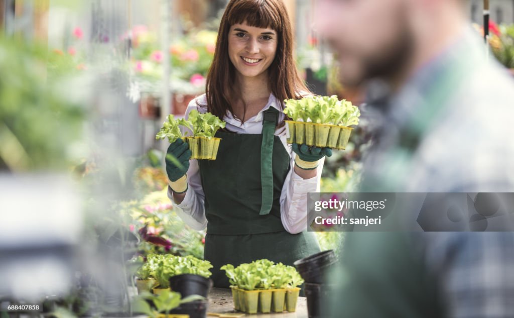 Portrait of Worker at The Garden Center