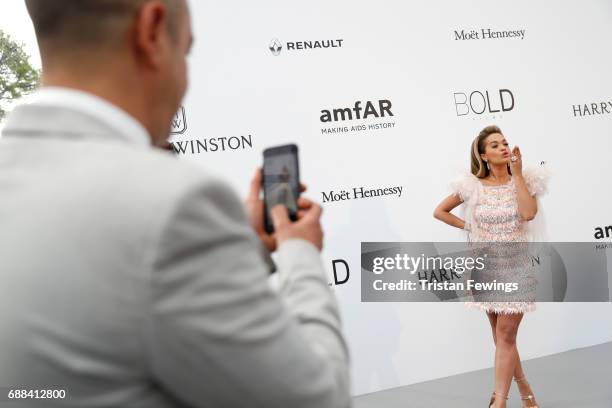 Rita Ora arrives at the amfAR Gala Cannes 2017 at Hotel du Cap-Eden-Roc on May 25, 2017 in Cap d'Antibes, France.