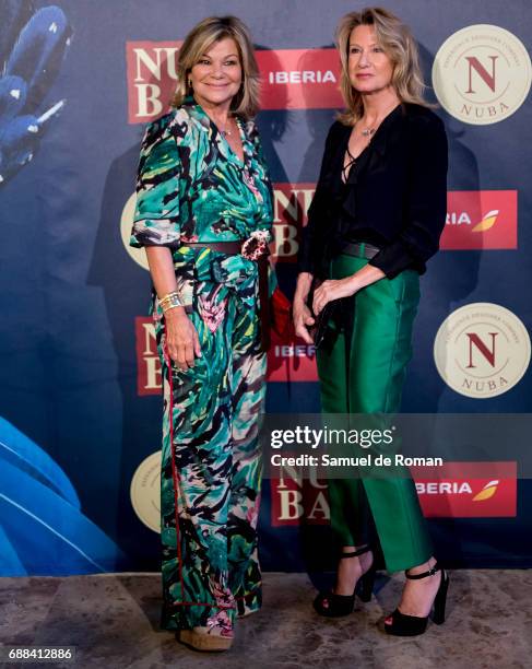 Cari Lapique and Miriam Lapique attend the Nuba 2017 Collection Presentation on May 25, 2017 in Madrid, Spain.