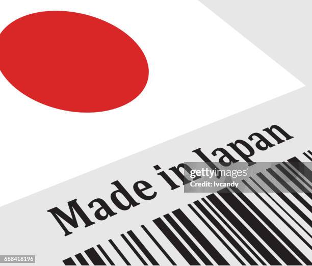 label of made in japan - made in china tag stock illustrations