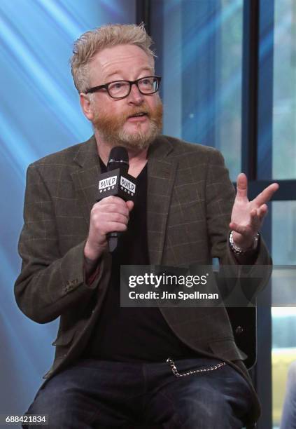Musician Dave King of Flogging Molly attends Build to discuss his new album "Life Is Good" at Build Studio on May 25, 2017 in New York City.