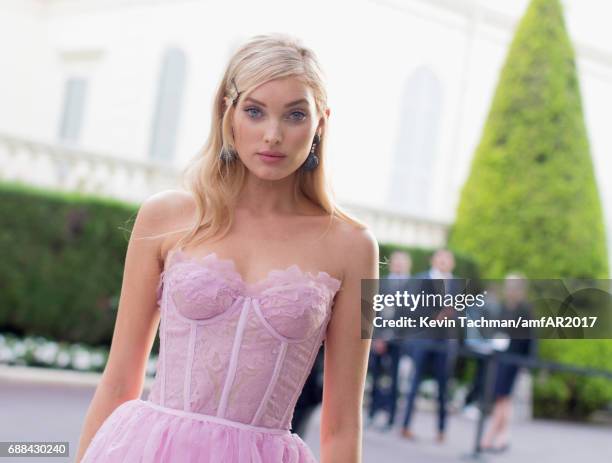 Elsa Hosk attends the amfAR Gala Cannes 2017 at Hotel du Cap-Eden-Roc on May 25, 2017 in Cap d'Antibes, France.