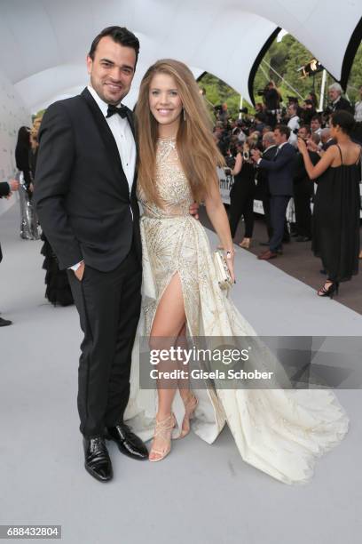 Victoria Swarovski arrives at the amfAR Gala Cannes 2017 at Hotel du Cap-Eden-Roc on May 25, 2017 in Cap d'Antibes, France.