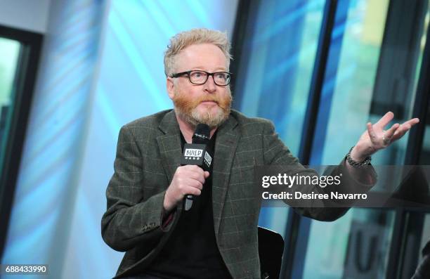 Musician Dave King of Flogging Molly attends Build to discuss his new album 'Life Is Good' at Build Studio on May 25, 2017 in New York City.