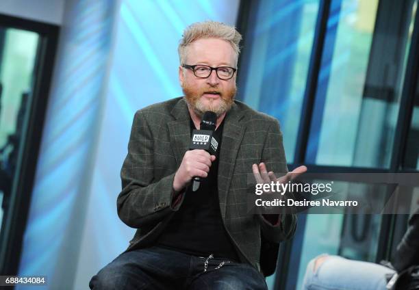 Musician Dave King of Flogging Molly attends Build to discuss his new album 'Life Is Good' at Build Studio on May 25, 2017 in New York City.