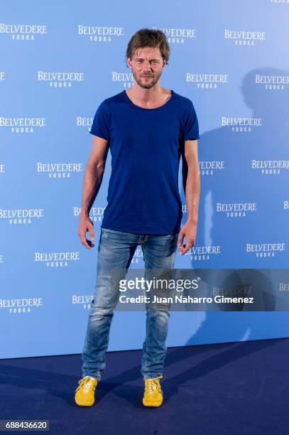 Eloy Azorin attends the Belvedere Vodka party at the Pavon Kamikaze Teather on May 25, 2017 in Madrid, Spain.