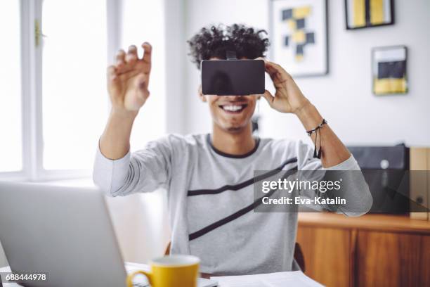 virtual reality - learning agility stock pictures, royalty-free photos & images