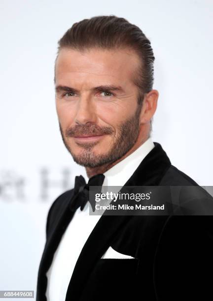 David Beckham arrives at the amfAR Gala Cannes 2017 at Hotel du Cap-Eden-Roc on May 25, 2017 in Cap d'Antibes, France.