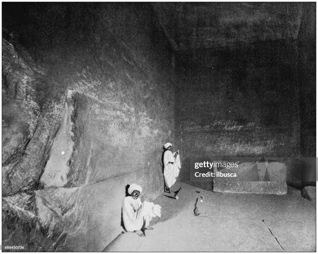 Antique photographs of Holy Land, Egypt and Middle East: King's Chamber