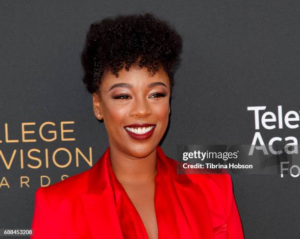 Samira Wiley attends the 38th College Television Awards at Wolf Theatre on May 24, 2017 in North Hollywood, California.