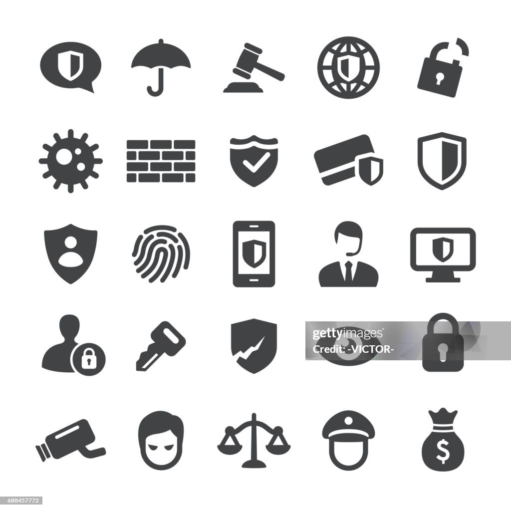 Privacy and Internet Security Icons - Smart Series