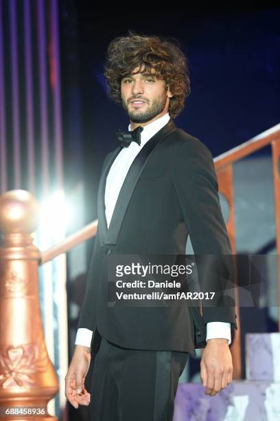 Marlon Teixeira on stage at the amfAR Gala Cannes 2017 at Hotel du Cap-Eden-Roc on May 25, 2017 in Cap d'Antibes, France.