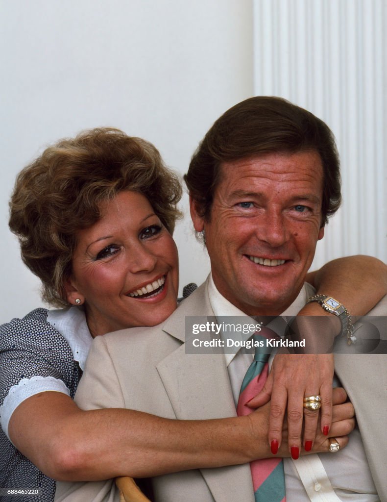 Roger Moore With His Third Wife Luisa Mattioli New York 16th June roger-moore-with-his-third-wife-luisa-mattioli-new-york-16th-june