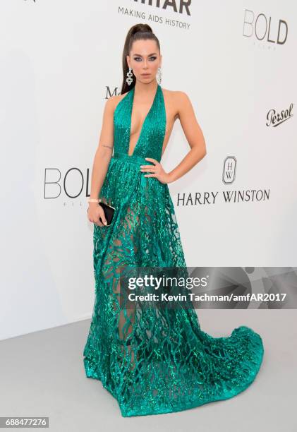 Liliana Matthaus arrives at the amfAR Gala Cannes 2017 at Hotel du Cap-Eden-Roc on May 25, 2017 in Cap d'Antibes, France.